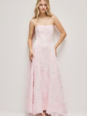 aje soundscape maxi dress poshmark How stunning does @kateelemon look in our AJE Soundscape maxi dress in chalk pink. Also stocked in the sea breeze blue colourway Book in store or online via our website